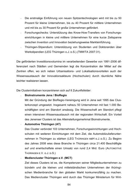 Studie "Zukunftsfelder in Ostdeutschland" - ESF in Brandenburg