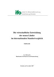 Die wirtschaftliche Entwicklung der neuen Länder im internationalen ...