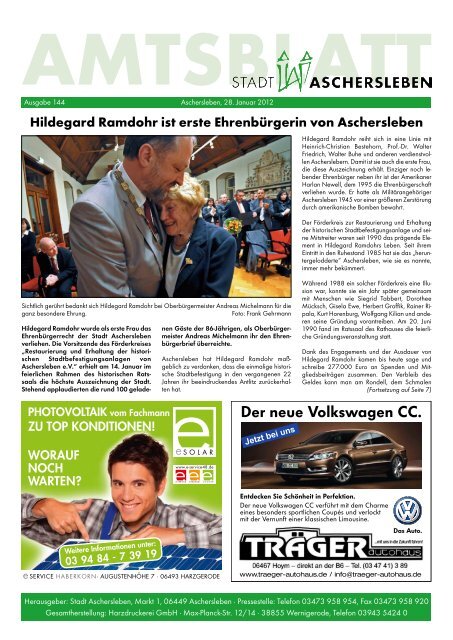 Amtsblatt 144/2012 - Aschersleben