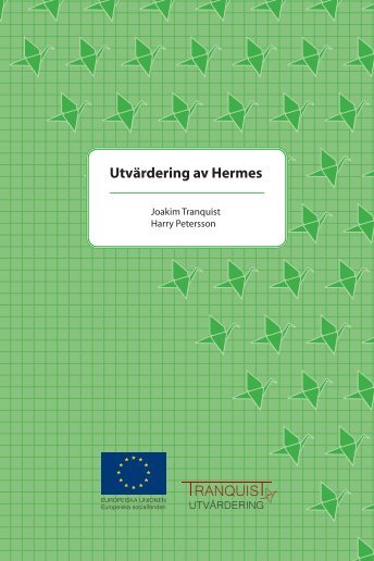 Utvärdering av Hermes_slutrapport.pdf - Svenska ESF-rådet