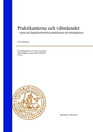 Examensarbete Sven Marklund.pdf - Svenska ESF-rådet