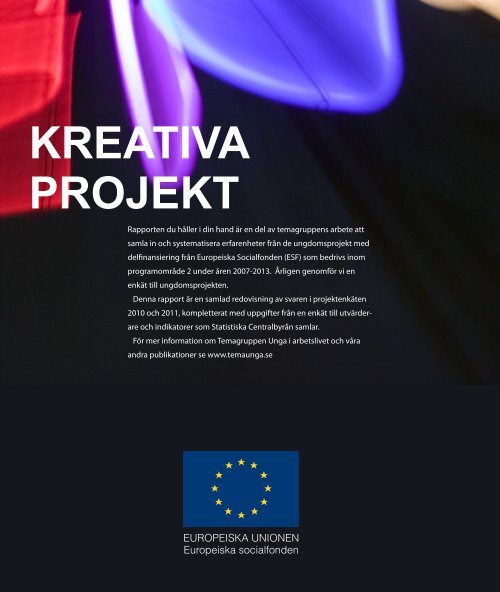 KREATIVA PROJEKT - Svenska ESF-rådet