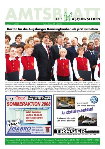 AMTSBLATT - Aschersleben