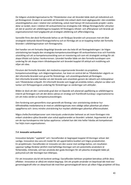 Slututvärderingsrapport Tillväxtskolan mars-11.pdf - Svenska ESF ...