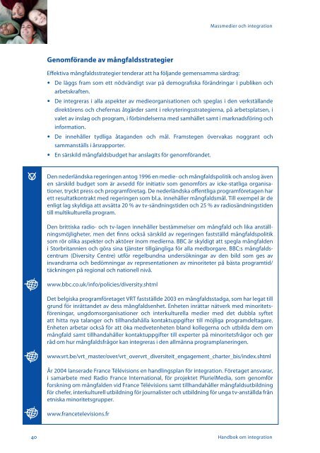 Handbok om integration - European Commission - Europa