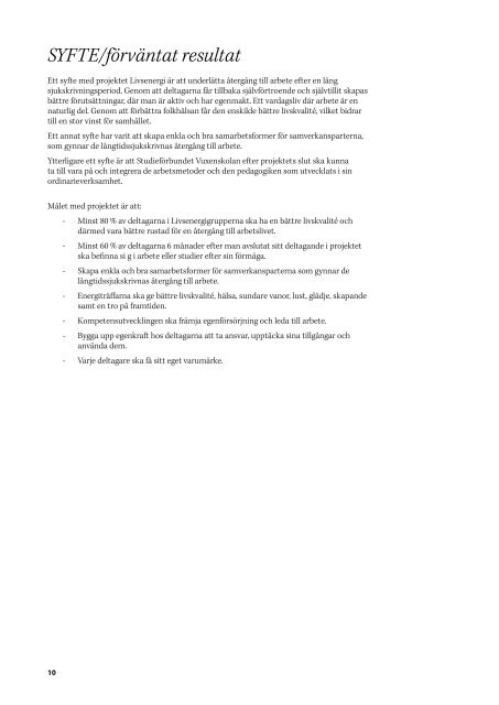 Utvärdering av projekt rev web.pdf - Svenska ESF-rådet