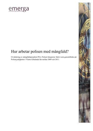 Utvärdering Polisen Integrerar Aktivt.pdf - Svenska ESF-rådet