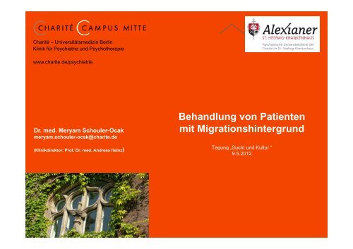 Behandlung von Patienten mit Migrationshintergrund