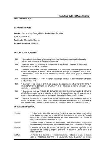 FRANCISCO JOSE FUMEGA PIÑEIRO - Escola Superior Gallaecia