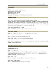Download do CV - Escola Superior Gallaecia