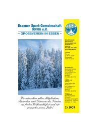 2 / 2003 Essener Sport-Gemeinschaft 99/06 eV