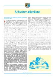Schwimm-Abteilung - Essener Sportgemeinschaft 99/06 eV