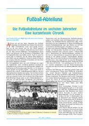 Fußball-Abteilung - Essener Sportgemeinschaft 99/06 eV