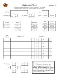 SPARK Walkaround Sheet.crtr - ESG Labs