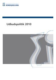 Udbudspolitik, erhversakademiet - Erhvervsskolen Nordsjælland