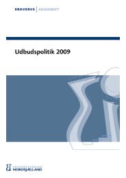 Udbudspolitik, erhversakademiet - Erhvervsskolen Nordsjælland