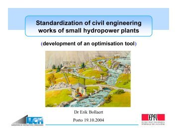 Standardization of civil engineering works of small ... - ESHA