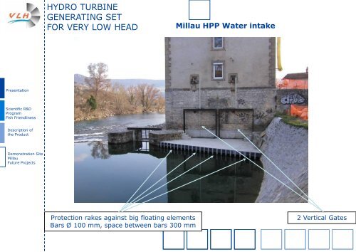 Hydro turbine generating set for very low head - ESHA