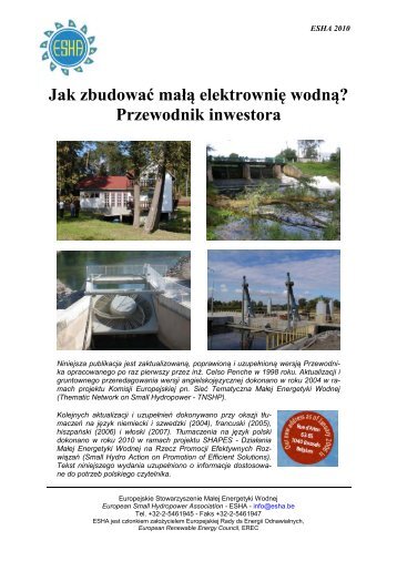 Jak zbudowa? ma?? elektrowni? wodn?? Przewodnik ... - ESHA