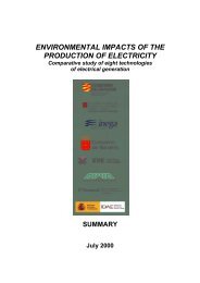 ENVIRONMENTAL IMPACTS OF THE - ESHA