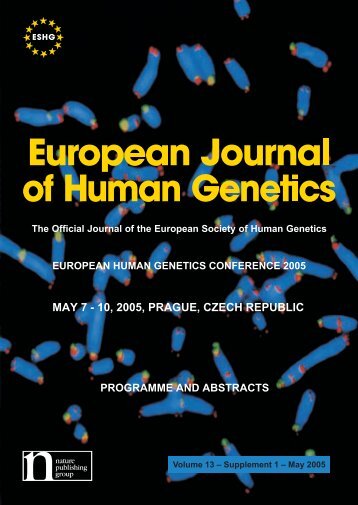 2005 Prague - European Society of Human Genetics