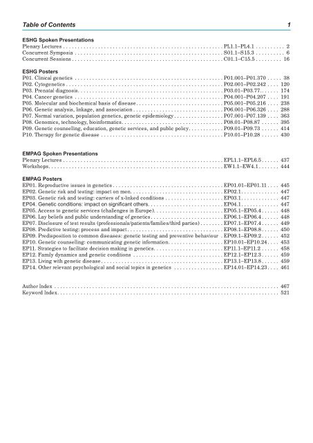 2008 Barcelona - European Society of Human Genetics