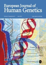 View - European Society of Human Genetics