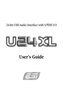 ESI U24XL 2//2 Audio Interface