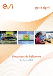 Document de Référence - ESI Group