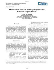 Observations from the Industry-as-Laboratory Research Project ...