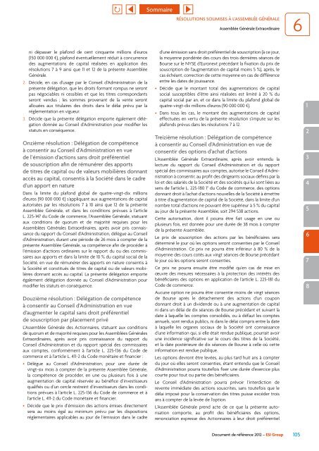 Document de référence 2012 - ESI Group