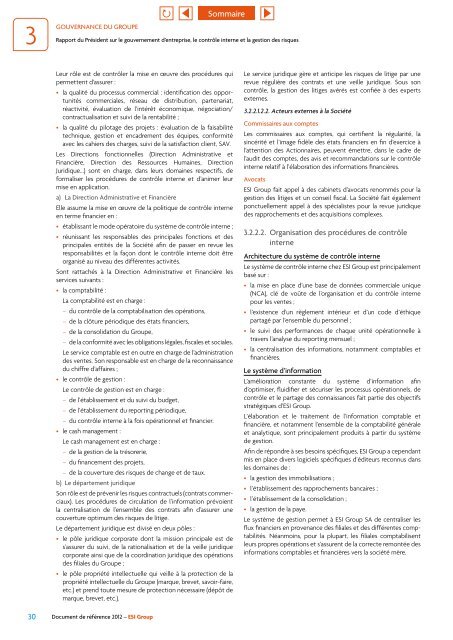 Document de référence 2012 - ESI Group