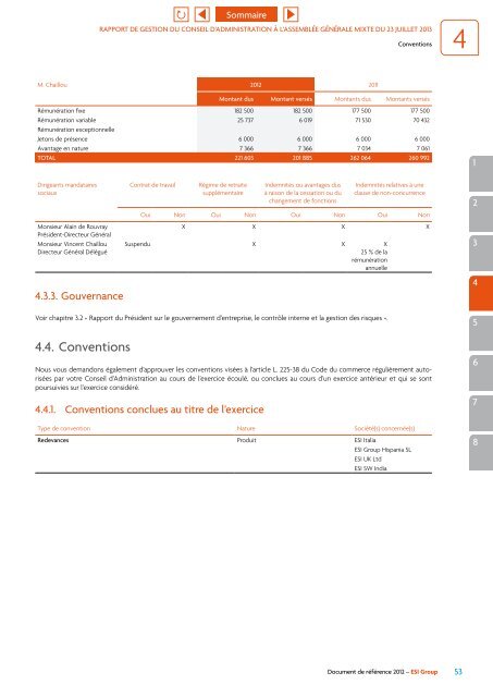 Document de référence 2012 - ESI Group