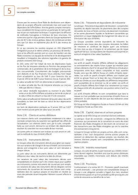 Document de référence 2012 - ESI Group