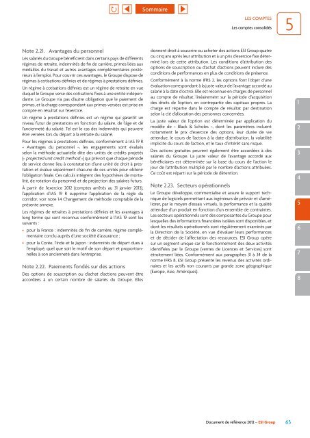 Document de référence 2012 - ESI Group