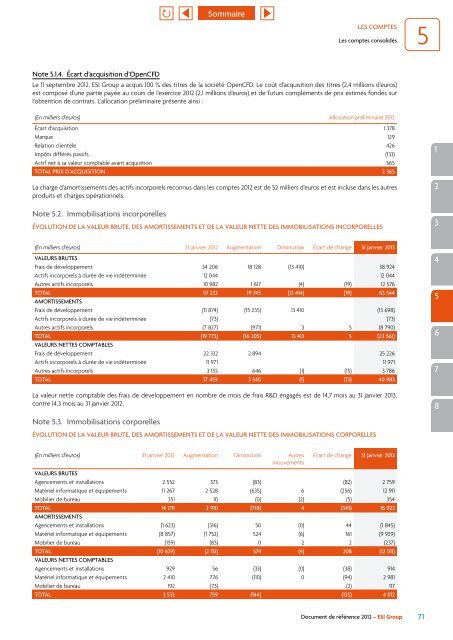 Document de référence 2012 - ESI Group