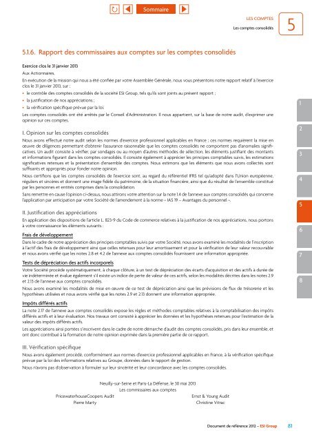 Document de référence 2012 - ESI Group