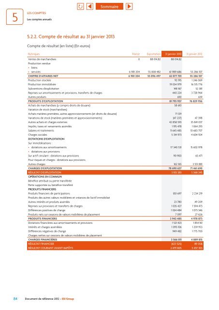 Document de référence 2012 - ESI Group