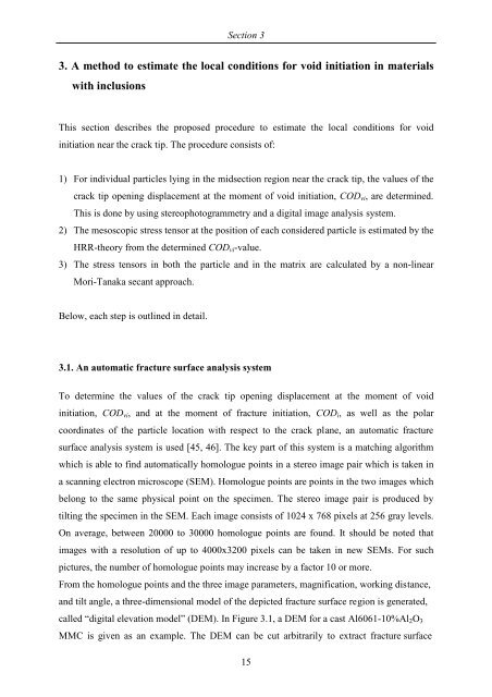 dissertation global and local fracture properties of metal matrix ...