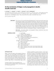 On the mechanism of fatigue crack propagation in ductile metallic ...