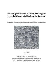 Brucheigenschaften und Bruchzähigkeit von duktilen, metallischen ...