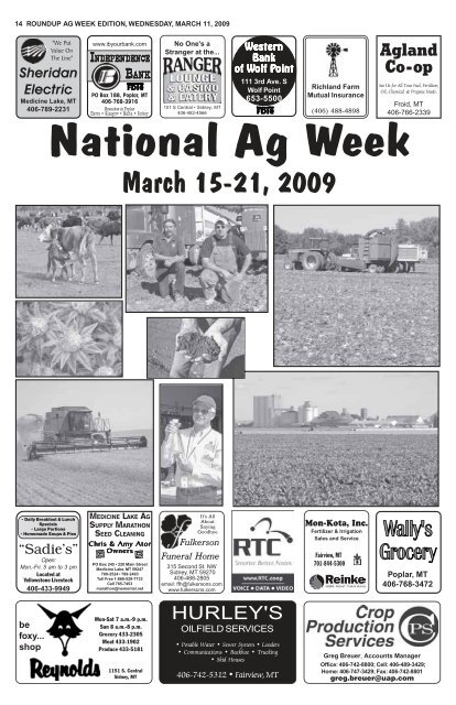 Salute To Agriculture 2009 - The Roundup