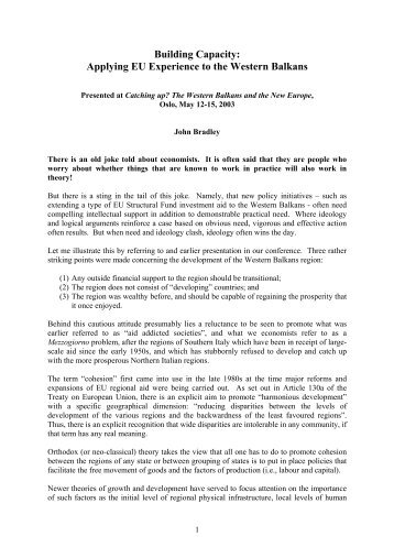 to view this document - European Stability Initiative - ESI