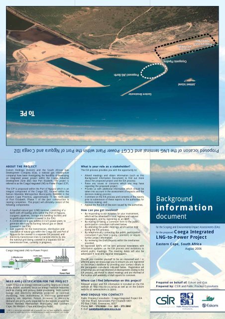 Background Information Document - Eskom