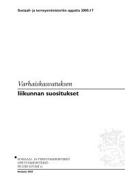 Varhaiskasvatuksen liikunnan suositukset - Nuori Suomi