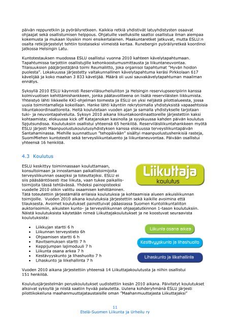 Untitled - Etelä-Suomen Liikunta ja Urheilu ry