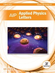 Applied Physics Letters - Engineering Science and Mechanics