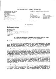 Letter to Richard Stobo, The European Securities and Markets ...