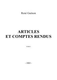 Articles et Comptes-Rendus tome 1