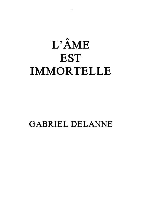 Prenons soin de nos âmes - Elles sont immortelles - Tome 1, 2 & 3